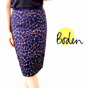 Boden Blue Pencil Skirt